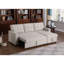 Canapé modulaire convertible rembourré avec méridienne coulissante-1434590767