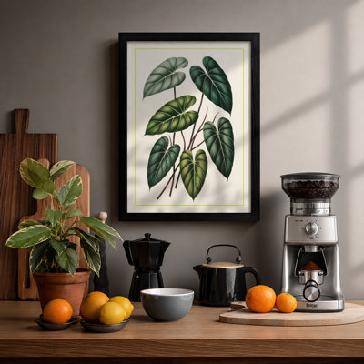 Leafy Study Botanical - Framed Print