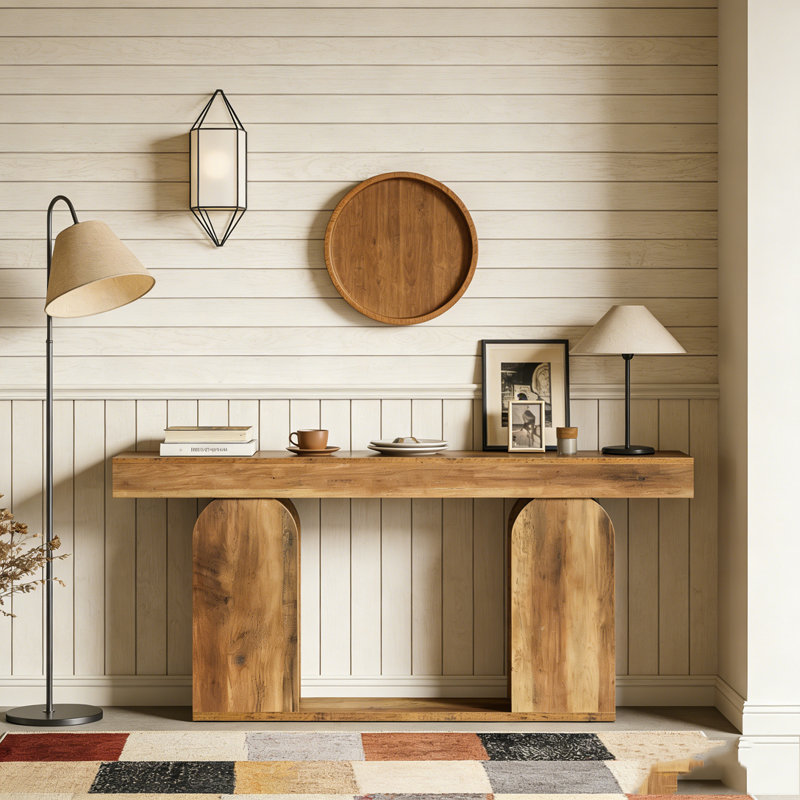 Canapé-lit Rustic Console, Marron foncé