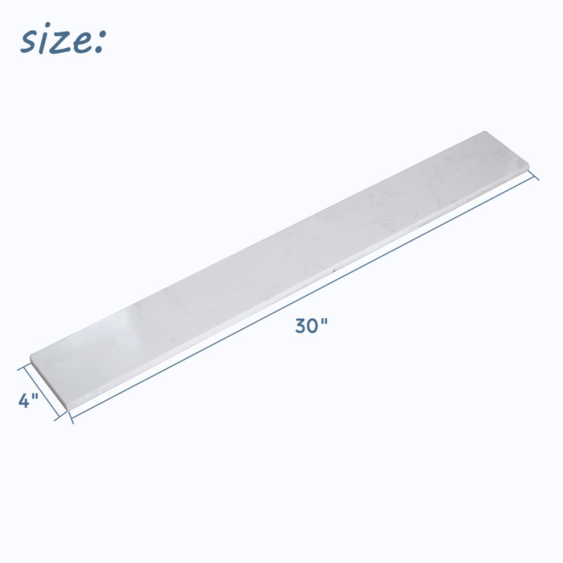 30" Quartz Stone Backsplash Vanity Top