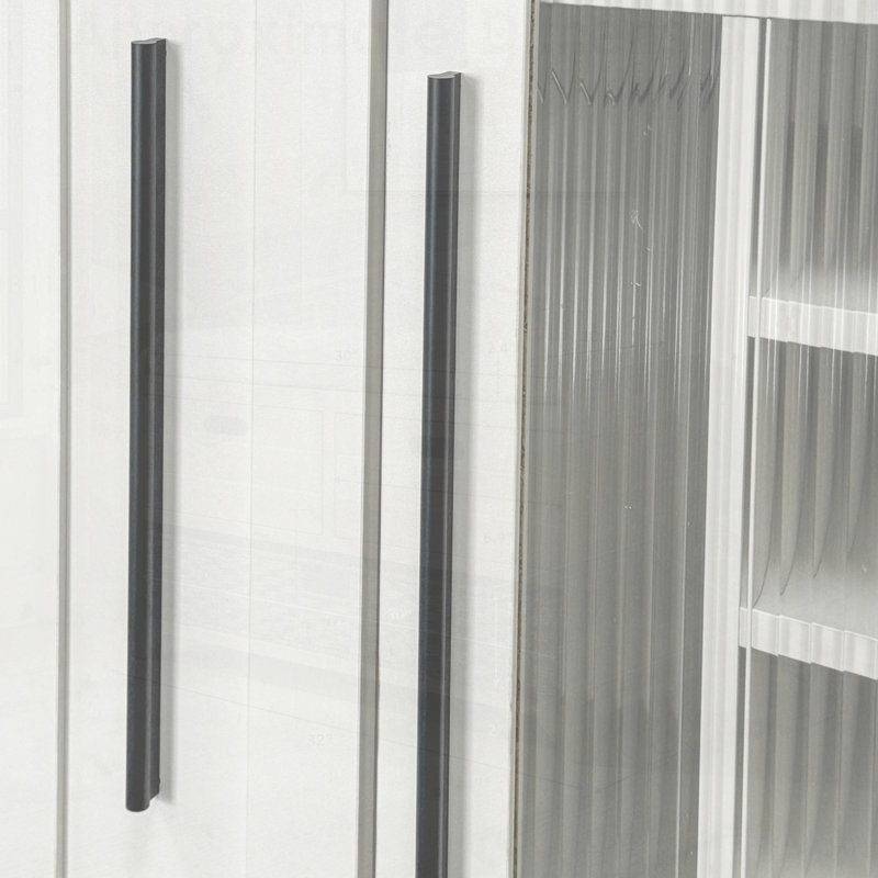 Armoire de cuisine avec tablette de rangement coulissante multi-fonctionnelle
