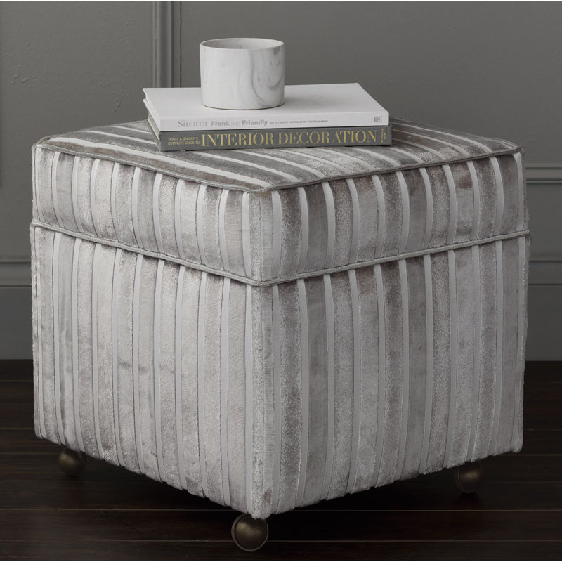 Vionnet Velvet Ottoman