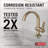 Albion Single Hole Bathroom Faucet with Drain Assembly, Single Handle Bathroom Sink-99674596