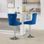 Ensemble de 2 tabourets de bar pivotants à hauteur réglable et dossier capitonné-1919782047-1919782042