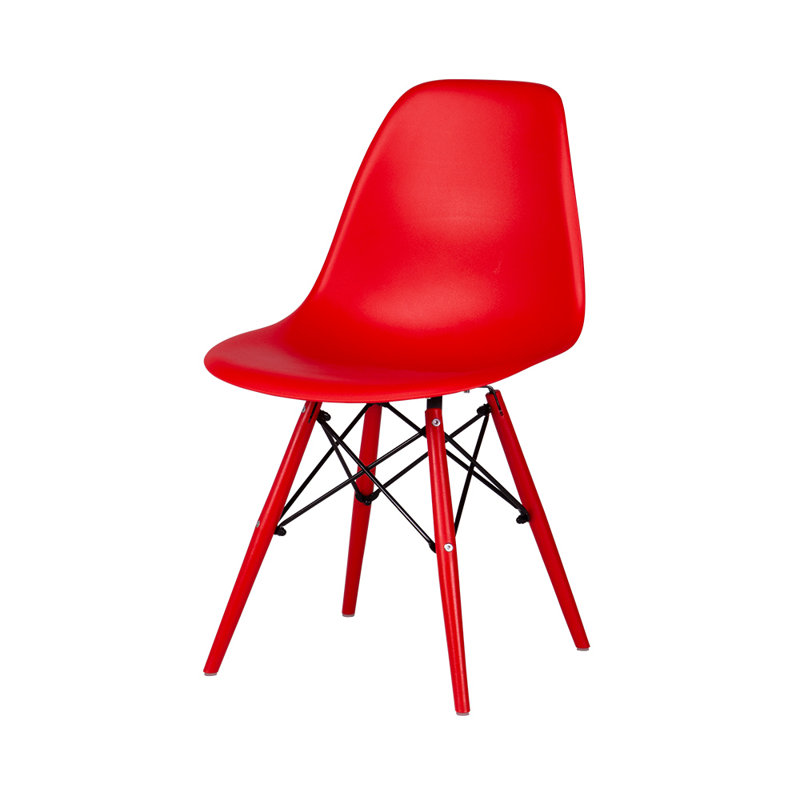 Chaise en résine Nekhi C, Rouge