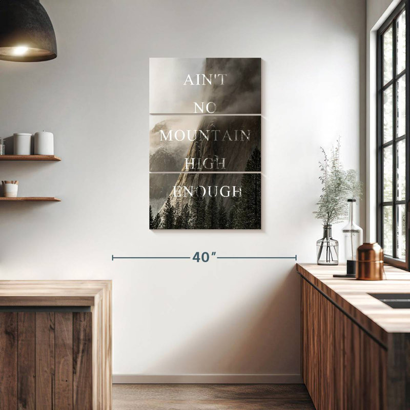 Tergel Ain't No Mountain High Enough, 38" H x 24" W