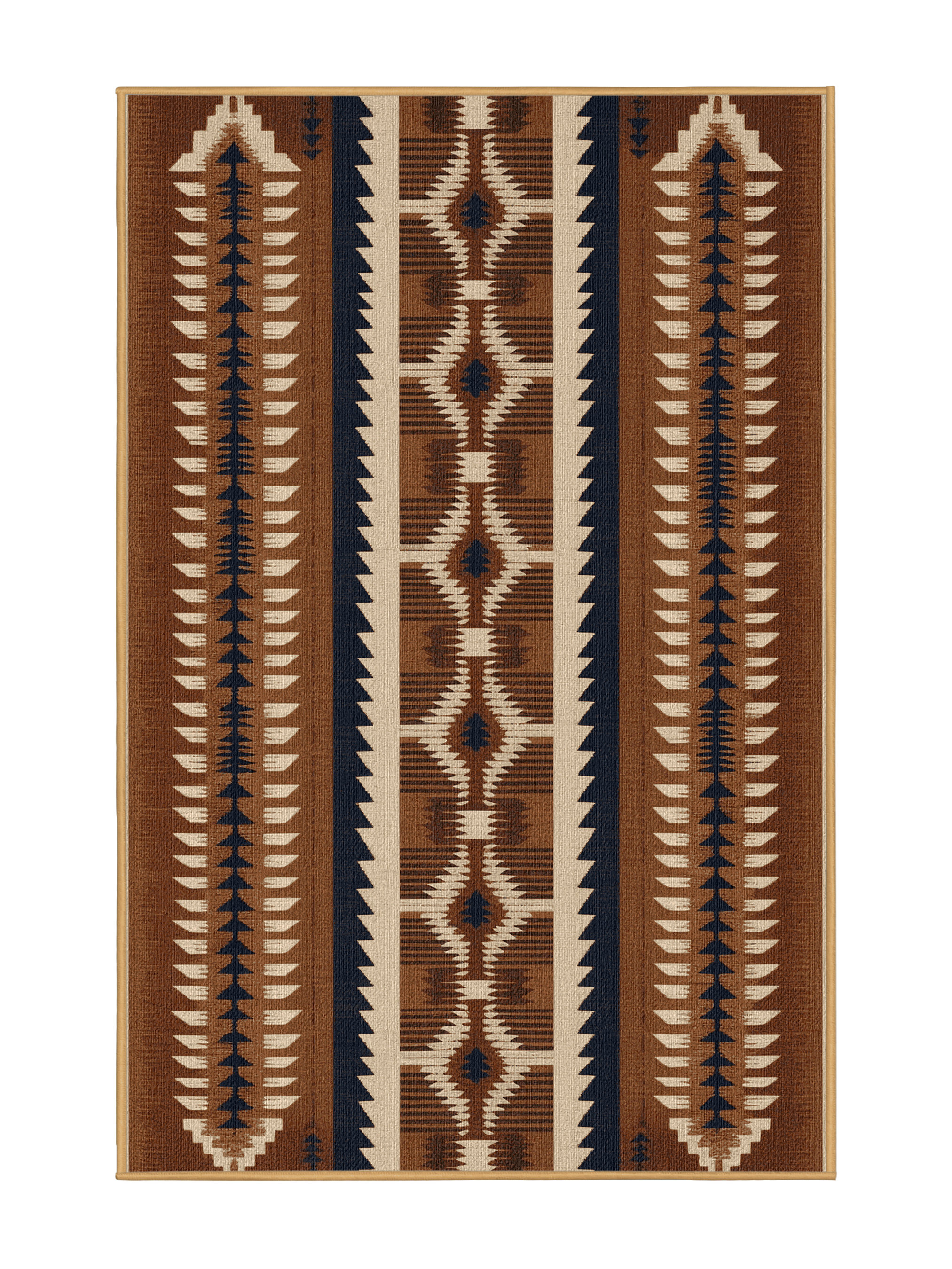 Foundry Select Washable Arrowhead Geometry Southwestern Area Rug | Wayfair