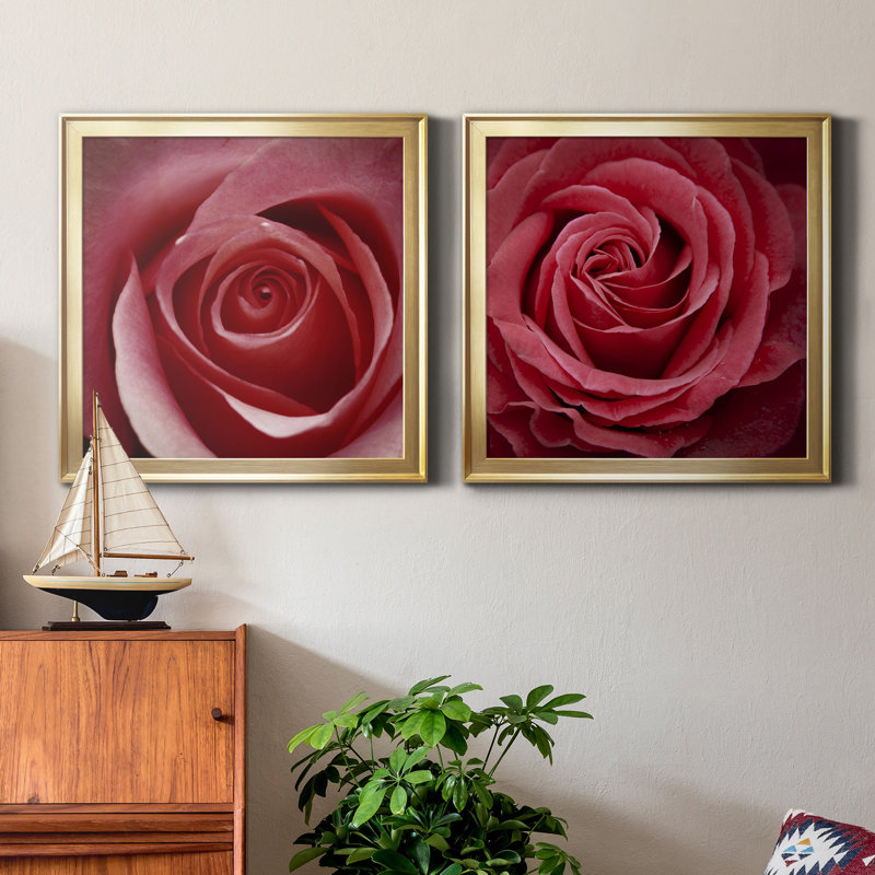 Wild Wild - 2 pièces encadrées sur toile, H 34,5 po x l 69 po x P 1,5 po, Or
