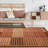 Ashtun Abstract Checkered Geometric Border Power-Loomed Indoor Area Rug-767712513