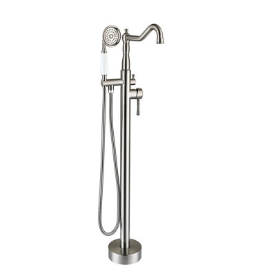 Robinet de baignoire autoportant avec douche à main - Métal, 13,01 lb