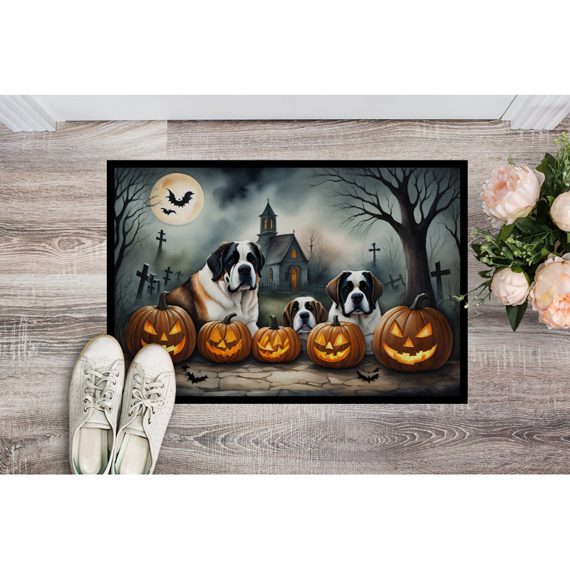 Tapis d'entrée / extérieur antidérapant Nyshea 18 po x 27 po, L 18 po x L 27 po