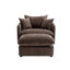 Fauteuil d'appoint pivotant avec repose-pieds-779016226