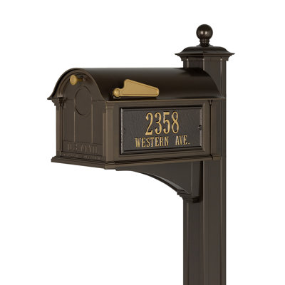 Balmoral Post Mounted Mailbox