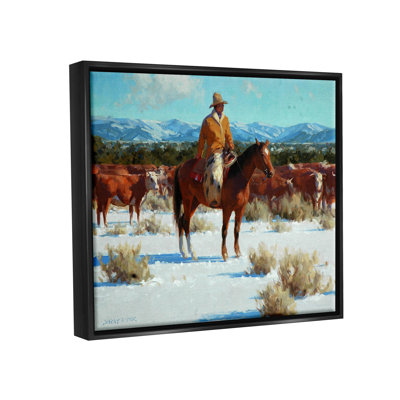 Hiver, cowboy
