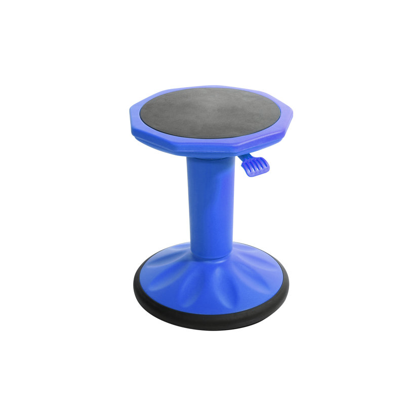 Adjustable Height Active Stool, Blue