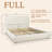 Soft Cream Style Boucle Cloud Bed-7572741-5161069