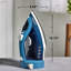 BLACK+DECKER Steam Iron for Clothes with Retractable Cord, Vertical Steaming, Anti-Drip Design, Spray Mist and Auto Clean Button, 1200W