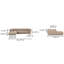 Canapé modulaire à méridienne 2 pièces 117 po Sidney-99956973-99956974