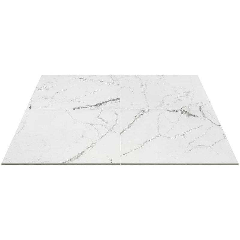 Dreamstone 24X24 Matte Porcelain Tile, Statuario Venato Matte