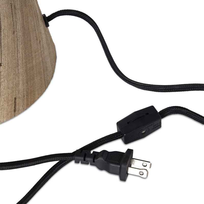 Cordelia Table Lamp-Natural Silk