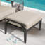 Ensemble de conversation Tamarin Patio 7 pièces en aluminium avec repose-pieds et coussins Sunbrella®