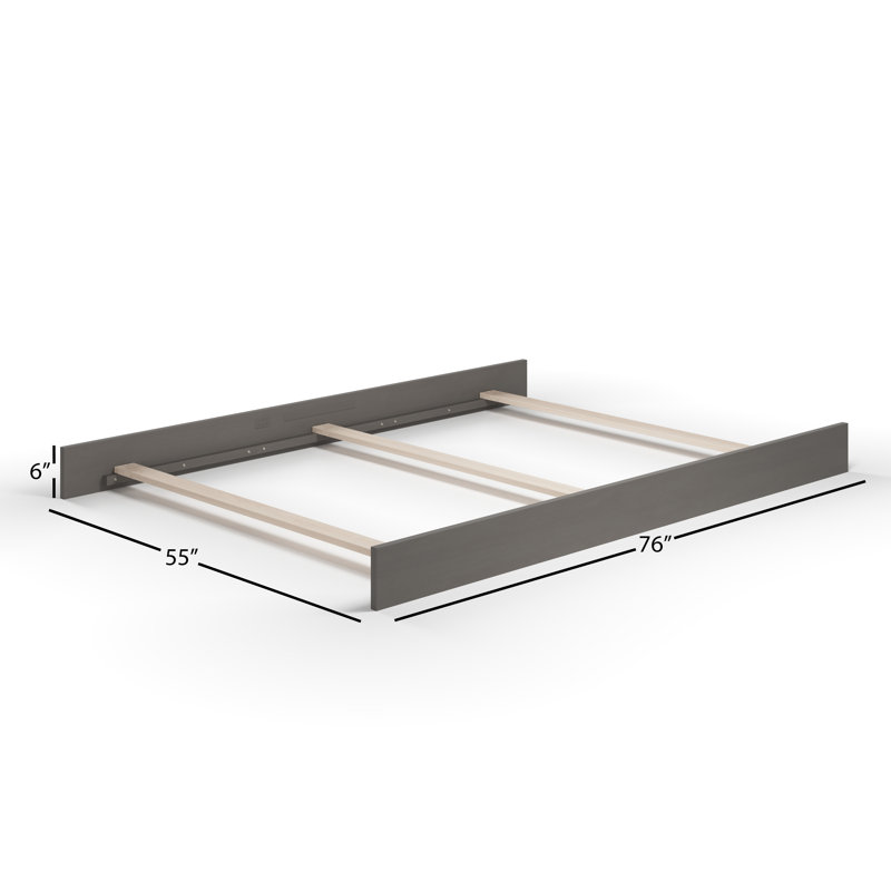 Westgate Greenguard Gold Certified Full Bed Rails, Gray