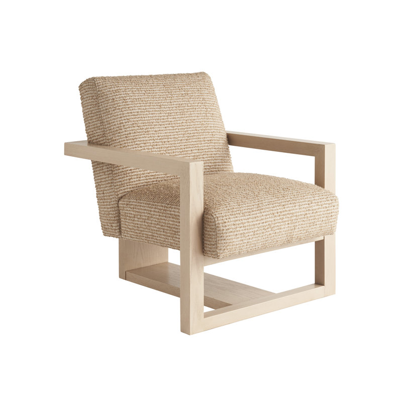 Fauteuil rembourré Sunset Key, Mélange de coton sable