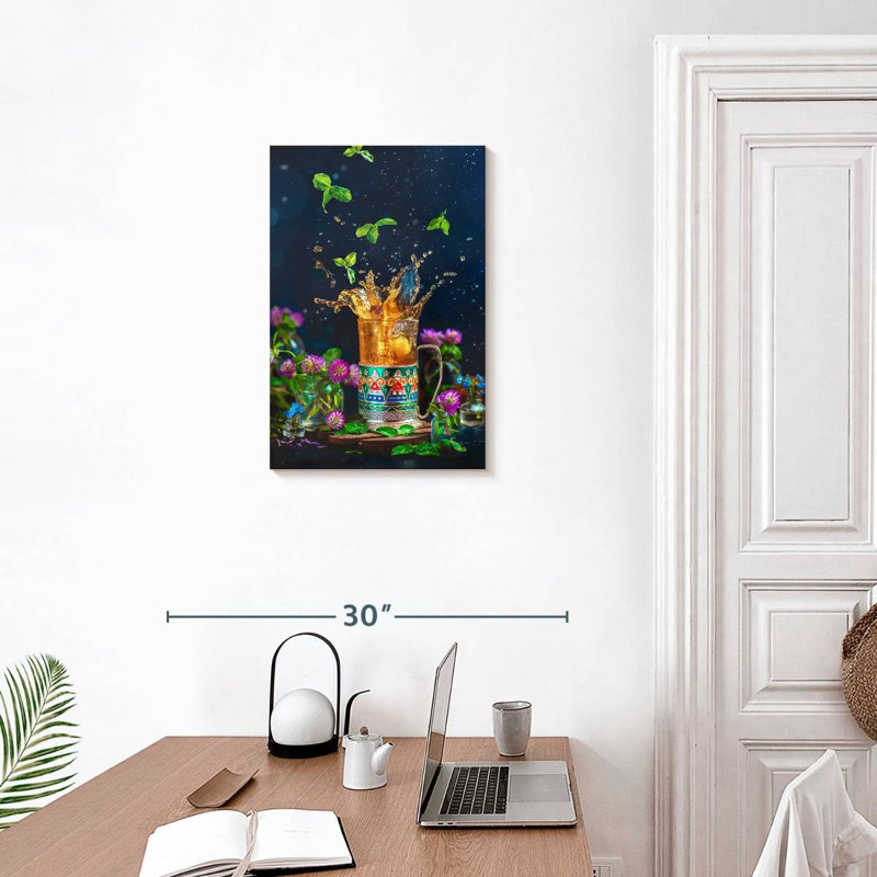 Yarlin Tea Splash, 24" H x 16" W