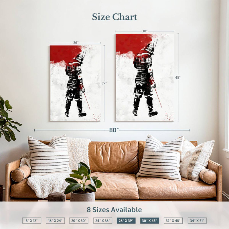 Sireci Samurai Warrior, 39" H x 26" W