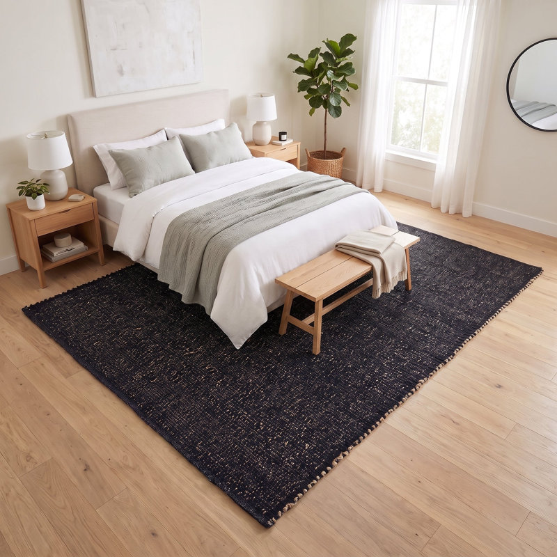 Tapis campagnard en jute et coton Colston, Rectangle 8 pi x 10 pi