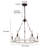 6-Light White Rustic Wooden Chandelier for Kitchen Island Dining Room(Bulbs not Included)-1755802944