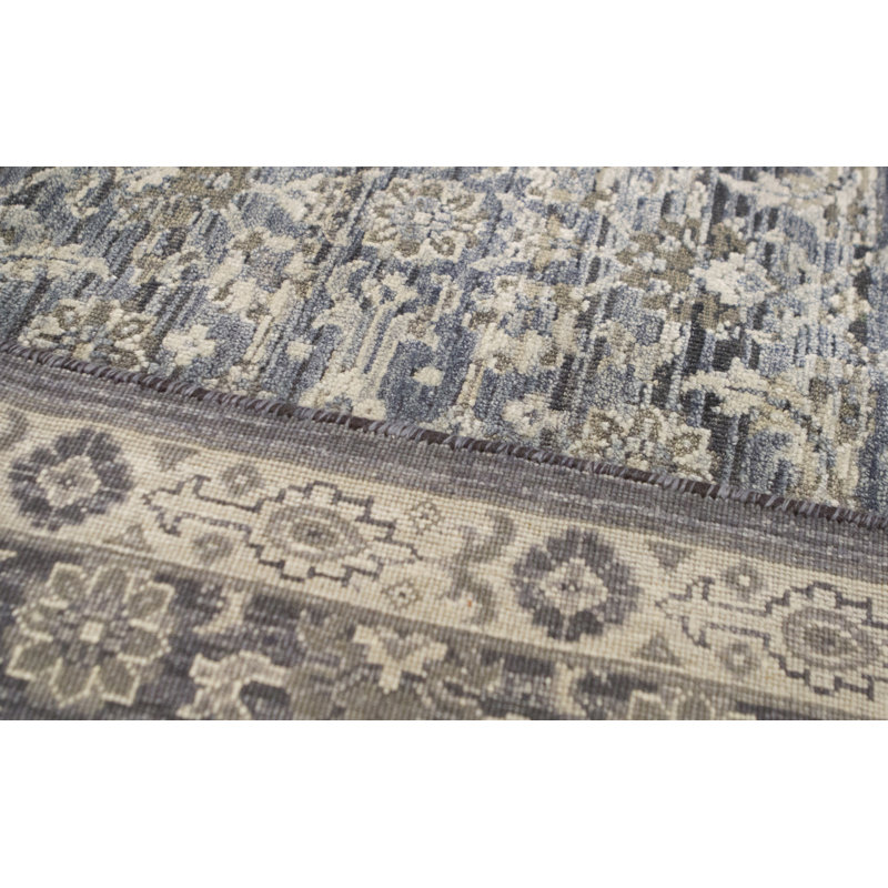 Handmade Silk and Wool Oriental Area Rug