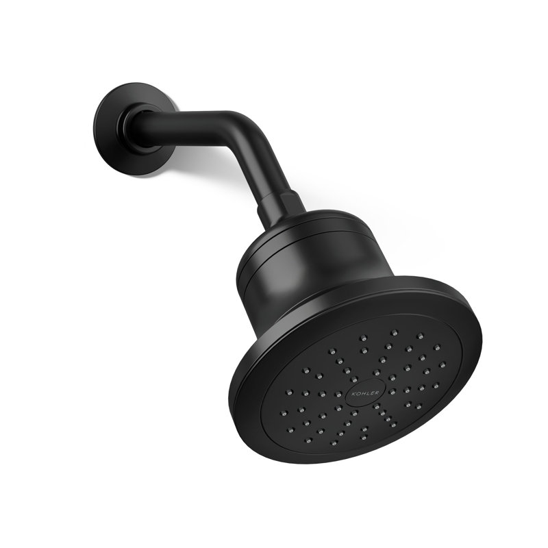 Cinq Single-Function Filtered Showerhead 2.5 GPM, Matte Black