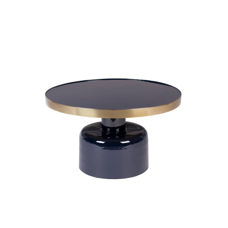 Glam Coffee Table, Blue, Blue