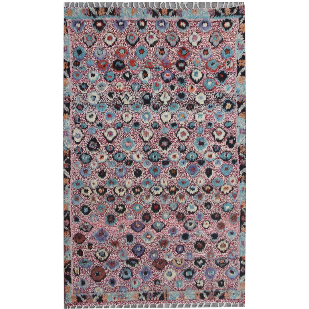 Geometric Hand Knotted 136cm X 225cm Area Rug