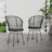 TAVON CHAIR,2PCS With 2 Cushions,Gray, Chair