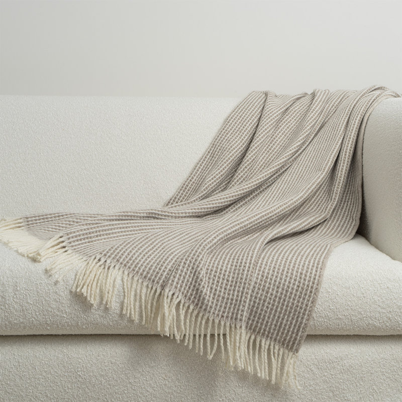 Judith Throw Blanket, Taupe