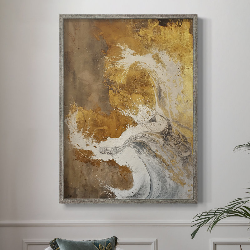 ABSTRACT Series CDXL III, reproduction encadrée - bois massif, H 11 po x l 9 po