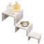 Rustic Solid Wood Jewellery Stand
