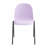 Berlin Contemporary Minimalist Stackable Plastic Dining Chair with Metal Leg, Quick Assembly, Indoor/Outdoor Chair (Set of 4)-951877444