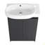 Meuble-lavabo autoportant de 23 po avec lavabo et portes à fermeture douce-121099754