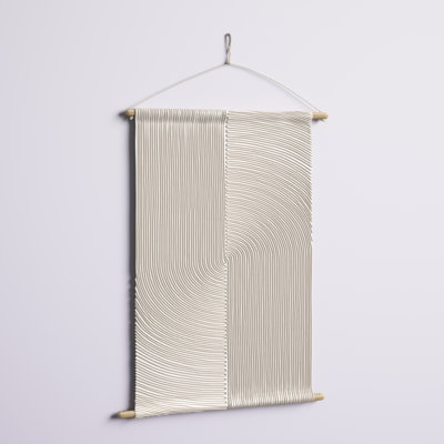 Suspension murale en coton