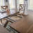 Warsaw 6 - Person Trestle Dining Set