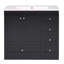 Meuble-lavabo autoportant de style shaker avec lavabo