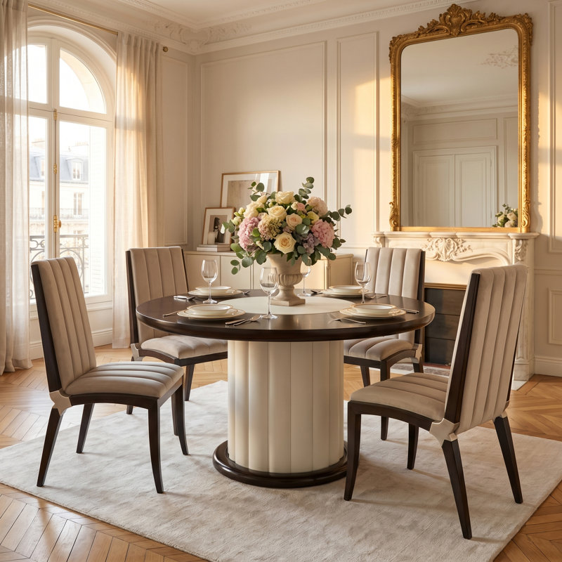 Paris Chic Upholstered Dining Chair