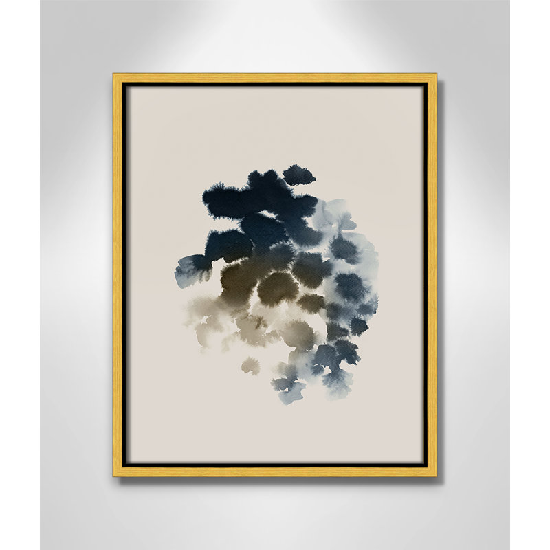 «Emerald Azure II» par Casa Fine Arts, Or, H 15,5 po x l 12,5 po