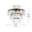 Plafonnier encastré 3 lumières Bryd-983404005-983404004
