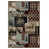 Beige/bourgogne