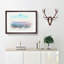 Over the Mountains in Poland in Abstract - Picture Frame Painting Print-55735757-55735758