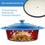 Cocotte ovale émaillée 4,5 pte-104365871